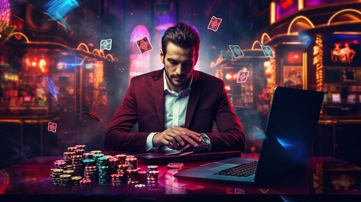 Live casino dealer at a roulette table with multiple camera angles